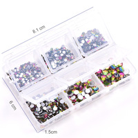 Strass pour les ongles, produit de qualité supérieure, en cristal rond, décoration, 2022