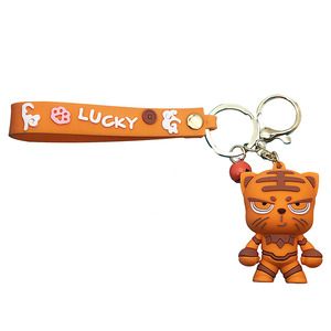 Nhà Sản Xuất Tùy Chỉnh Kawaii Keyring Silicone Cổ Tay Dây Buộc Móc Chìa Khóa Tốt Nhất Người Bán Móc Chìa Khóa - Product Image 2