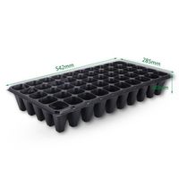 Plateau de semis pour serre agricole, pour la culture de semis, 6, 18, 50, 72, 200 cellules, plateau de semis réutilisable