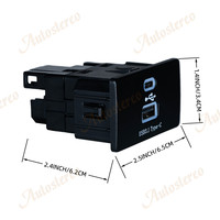 Hub USB sans fil CarPlay Android Auto pour Ford Lincoln SYNC3.4, adaptateur de charge rapide PD, connectivité sans fil Type C