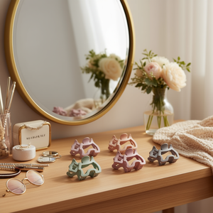 Set di 600 fermagli per capelli in gomma dipinta a tema West Highland Terrier per donna, accessorio moda - Product Image 3