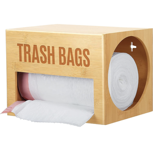 Dispensador <span class=keywords><strong>de</strong></span> Bolsas <span class=keywords><strong>de</strong></span> <span class=keywords><strong>Basura</strong></span> Rectangular Extra Grande con Lateral Abierto, Ecológico, Soporte para Rollos <span class=keywords><strong>de</strong></span> Bolsas <span class=keywords><strong>de</strong></span> <span class=keywords><strong>Basura</strong></span> <span class=keywords><strong>de</strong></span> Bambú, Organizador para <span class=keywords><strong>Basura</strong></span> - Product Image 2