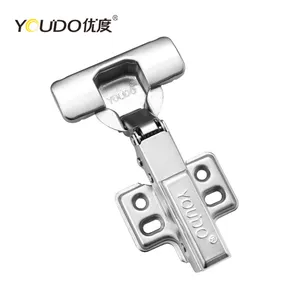 Youdo chất lượng tốt đầy đủ lớp phủ sắt bản lề thủy lực nhiệm vụ nặng nề bản lề mềm đóng giấu bản lề tủ - Product Image 1