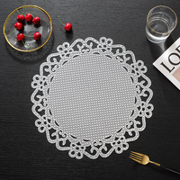 Vente directe d'usine, sets de table en PVC résistants à la chaleur, écologiques, antidérapants, durables, design classique, résistants à l'huile, pour la décoration de la maison