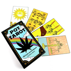 78 Carte dei Tarocchi Personalizzate a Tema Cannabis con Arte Colorata, Adatte per <span class=keywords><strong>Lettura</strong></span> Casual e Divinazione - Product Image 3