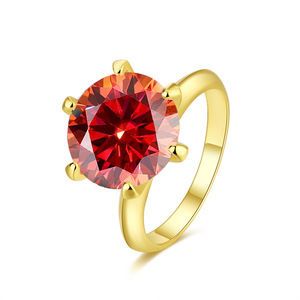 Anillo <span class=keywords><strong>de</strong></span> Moissanita <span class=keywords><strong>de</strong></span> 5CT con Seis Puntas, Color D, VVS1, <span class=keywords><strong>Plata</strong></span> <span class=keywords><strong>de</strong></span> Ley 925 para Mujer, Anillo <span class=keywords><strong>de</strong></span> Compromiso <span class=keywords><strong>y</strong></span> Boda con Certificado - Product Image 5