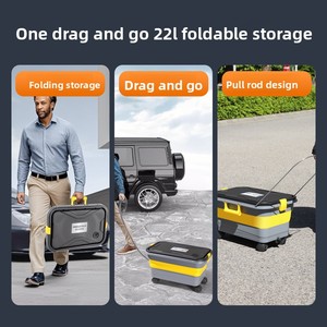 Nettoyeur haute pression pour <span class=keywords><strong>voiture</strong></span> en <span class=keywords><strong>plastique</strong></span> Poratbel 21V, 12000mAh, pliable, 7,5MP, 30BAR - Product Image 2