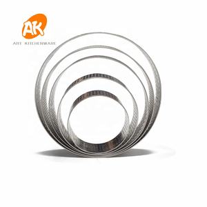 Anello <span class=keywords><strong>per</strong></span> <span class=keywords><strong>crostata</strong></span> in acciaio inossidabile 4.5/6.5/8/9/10cm con anello <span class=keywords><strong>per</strong></span> torta traforato resistente al calore <span class=keywords><strong>per</strong></span> torte da forno - Product Image 3