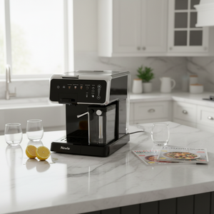 Cafetera Espresso Multi-Cápsulas 3 en 1 Newle para <span class=keywords><strong>Nespresso</strong></span>, <span class=keywords><strong>Dolce</strong></span> <span class=keywords><strong>Gusto</strong></span> y Café Molido, Bomba Italiana de 20 Bares con Espumador de Leche Automático - Product Image 3