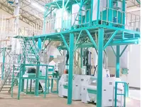 Machine à moudre le maïs 50-100 TPD, usine de production de farine de maïs, ligne de traitement de la farine de maïs, moteur facile à utiliser, certifiée ISO9001/CE
