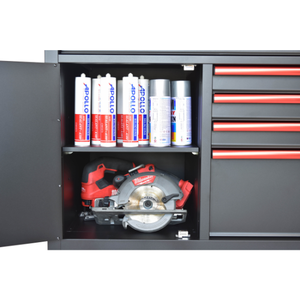 Armoire de boîte à outils en acier de haute qualité avec 05 tiroirs personnalisable pour le garage de mécanicien et le support OEM d'industrie d'entrepôt - Product Image 2