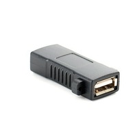 Câble d'extension USB femelle-femelle USB2.0A, adaptateur double femelle avec connecteur de fixation à oreilles