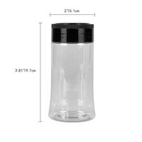 Spice Salt Seasonings Condiments Pepper Herb PET Jars
