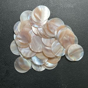Gemas de Alta Calidad Láminas de Nácar Rosa Redondas Tipo Moneda de 30x0.5mm y Cuadradas de Nácar Blanco Natural de 30x30x0.5mm Precio - Product Image 4