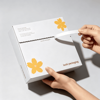 Boîtes d'expédition en carton ondulé de luxe en gros, logo personnalisé, emballage pliable réutilisable en papier carton