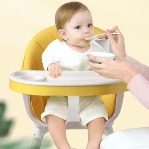 Chaise haute pour bébé en bois et plastique, réglable en <span class=keywords><strong>hauteur</strong></span>, nouveau design, prix d'usine - Product Image 2