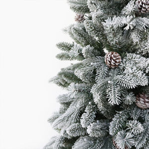 Longstar vente chaude pré-éclairé avec tout l'arbre <span class=keywords><strong>de</strong></span> Noël floqué artificiel coloré avec des pommes <span class=keywords><strong>de</strong></span> pin pour la décoration <span class=keywords><strong>de</strong></span> vacances - Product Image 4