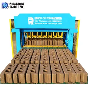 Factory Sale interlocking clay brick machine for produce lego mud brick full production line