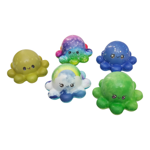 Juguetes de Pulpo Antiestrés al por Mayor, Juguetes de Espuma PU de Subida Lenta, Juguetes Blandos y Coloridos de Pulpo de Dibujos Animados - Product Image 2