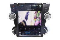 Lecteur vidéo Android pour voiture avec écran tactile DSP, montage sur tableau de bord pour Highlander - GPS CarPlay FM/USB/AUX