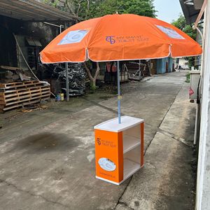 Ngoài trời kim loại di động gian hàng quảng cáo Triển Lãm Đứng bảng khuyến mãi với ô - Product Image 5