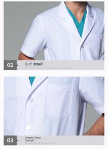 Camice da Laboratorio Unisex per Studenti e Dottori, in Poliestere/Cotone Dobby, Abbigliamento Invernale ed Estivo, Fornitura ODM Cina, Tempi di Consegna Campione 7 Giorni - Product Image 3