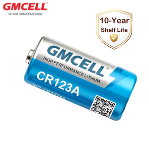 CR123A <b>3V</b> <b>Lithium</b> <b>Battery</b> 1500mAh High Capacity 123 <b>Batteries</b> CR17345 CR17335 For Fire alarm,Smoke detector,Flashlight,etc - Product Image 1