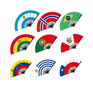 Ventaglio Pieghevole Personalizzato in Plastica Nuoxin con Bandiere Nazionali di Haiti, <span class=keywords><strong>Argentina</strong></span>, Portogallo, Brasile, Stile Europeo <span class=keywords><strong>e</strong></span> Americano per Eventi Calcistici - Product Image 6