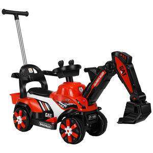 Excavadora eléctrica Shuobao, juguete para niños con control remoto, luces y efectos de sonido - Product Image 2