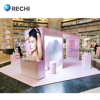 RECHI – kiosque de maquillage, présentoir de parfum en bois, Table de comptoir, étagères de soins de la peau pour magasin de beauté