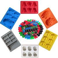 8 ensembles de moules à glaçons en Silicone en forme de personnage Star War pour moules à gâteaux au chocolat, machine à glaçons en Silicone