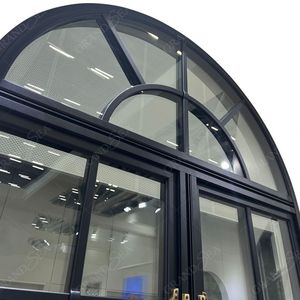 Fenêtres à arche de style français, fenêtres à battants, fenêtres à double vitrage pour maison résidentielle, design rétro de fenêtres pour maison - Product Image 4