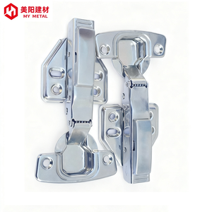 Bisagras Automáticas <span class=keywords><strong>de</strong></span> Liberación Rápida <span class=keywords><strong>de</strong></span> Acero Inoxidable, Herrajes <span class=keywords><strong>de</strong></span> Cierre Suave, Bisagras Hidráulicas para Muebles y Gabinetes - Product Image 1