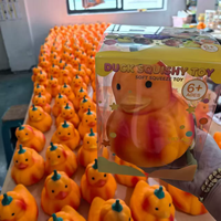 Jouet Squishy Canard Fruité Ananas en Caoutchouc Souple à Rebond Rapide, Anti-stress et de Décompression, Boîte Mystère, Vente en Gros