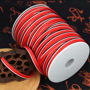 Cheongsam en tissu de bande d'emballage de <span class=keywords><strong>bonne</strong></span> qualité avec ruban de tuyauterie Vêtements le long de la bouche d'accessoires décorés à la main Col tricolore sans fer - Product Image 4