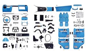 Kit de lifting intérieur de voiture pour Mercedes Benz G wagon Kit de mise à niveau intérieur Classe G 2002-2018 W463 à W464 G63 B-<span class=keywords><strong>Brabus</strong></span> Style - Product Image 6