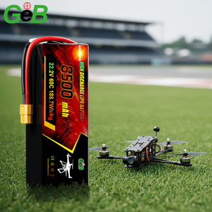 드론 배터리 1300/6000/6500/8000/5200/<span class=keywords><strong>5000mAh</strong></span> <span class=keywords><strong>6S</strong></span> 100C 고출력 리포 배터리 공장 직판 드론 FPV 항공기 모델용 - Product Image 5