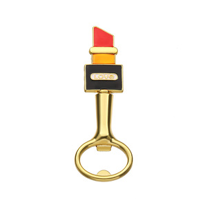 Lipstick <b>Bottle</b> Opener Gold And Silver Reusable Valentine'S Day <b>Beer</b> <b>Bottle</b> Opener <b>Small</b> Rectangle Shape - Product Image 5