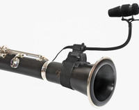 Clip de microphone universel pour instruments de musique U4099 avec sangle auto-agrippante pour flûtes DPA4099 et micros d'instruments