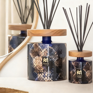 معطر جو بتصميم جديد لعام 2026 من ميسينت، سعة 500 مل/200 مل، بنمط الرخام وغطاء خشبي - Product Image 1