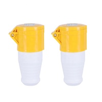 Prise industrielle aviation IP44 16 ampères 3 broches femelle 110V ZNG-213-4