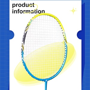 Raquette de badminton ALP POWER en fibre de carbone 4U G4 Defult 24lbs Ball Control Types <span class=keywords><strong>Wind</strong></span> Breaker Frame for Beginner Training - Product Image 2