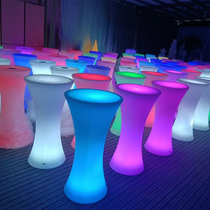 Nachtclub Bar Lounge Möbel Nachtclub Beleuchteter Wasserdichter <span class=keywords><strong>LED</strong></span>-Bartisch <span class=keywords><strong>LED</strong></span>-Möbel Cocktailtische Party-Möbel - Product Image 1