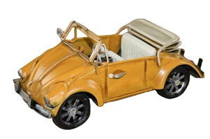 Modellino <span class=keywords><strong>Auto</strong></span> d'<span class=keywords><strong>Epoca</strong></span> Art Déco in Metallo, Artigianato con Motivo Verticale in Lamiera di Ferro per Decorazione Casa e Regali Creativi - Product Image 2