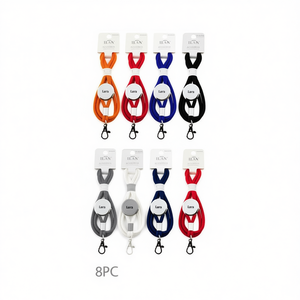 Laccetto da collo Ilan Lara 45 cm, accessorio per porta badge e portachiavi, set da 8 pezzi - Product Image 2