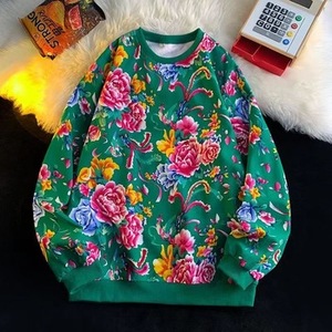 <span class=keywords><strong>Hoodie</strong></span> Fitspi com Estampa <span class=keywords><strong>Floral</strong></span> para Homens, Jaqueta de Manga Longa com Camiseta Interna Recomendada para Estilo Moderno - Product Image 3