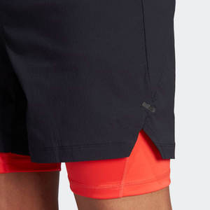 Bestex Pantalones Cortos de Poliéster Láser de Doble Capa con Forro, Dobladillo Dividido y Elástico en 4 Vías, Entrenamiento de Gimnasio, 2 en 1, Logotipo Personalizado para Hombre - Product Image 4