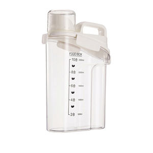 Food Box <b>Rice</b> Storage <b>Container</b> 2500ml Airtight With Lid Rectangle Shape For Kitchen Use - Product Image 5