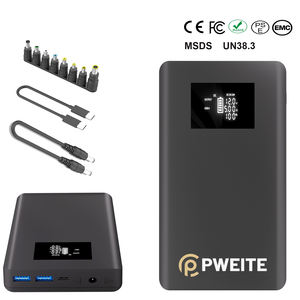 Power Bank Laptop 20000mAh dengan Output DC 100W 5V 9V 12V 12.6V 13.5V 15V 16V 19V 19.5V 20V 21V 24V 4A 5A untuk CPAP - Product Image 1