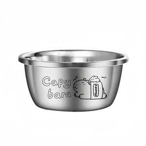 Recipiente de Cocina de Acero Inoxidable 304, Redondo, Apilable, de Grado Alimenticio, para Lavar Vegetales, Sazonar, Tazón para Sopa, Uso Doméstico en la Cocina - Product Image 2